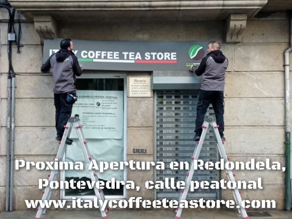Nueva apertura Tienda-Degustación-Distribución Italy Coffee Tea Store, 200 bebidas en capsulas y granel cafe, te ,tisanas, chocolates, zumos naturales en capsulas.de Italia 