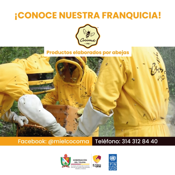 Cocomá, es una franquicia especializada en desarrollar productos elaborados por las abejas.