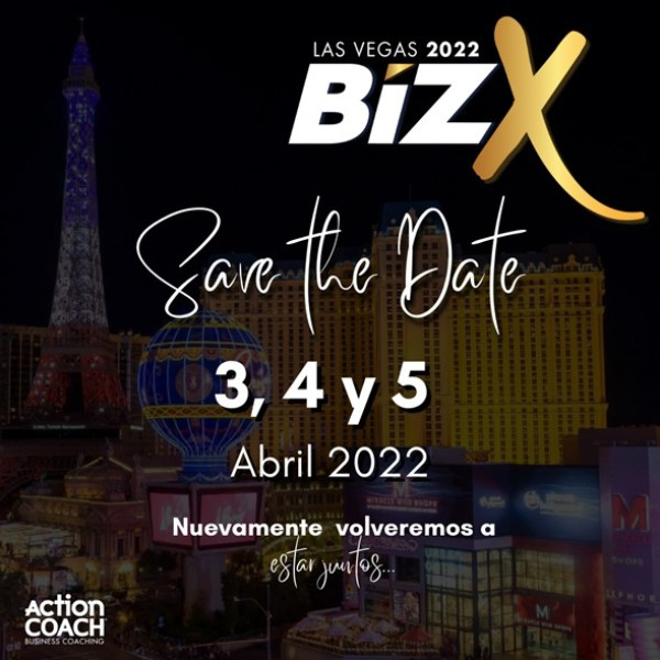 ActionCOACH te invita a participar en su gran evento anual BizX Las Vegas 2022