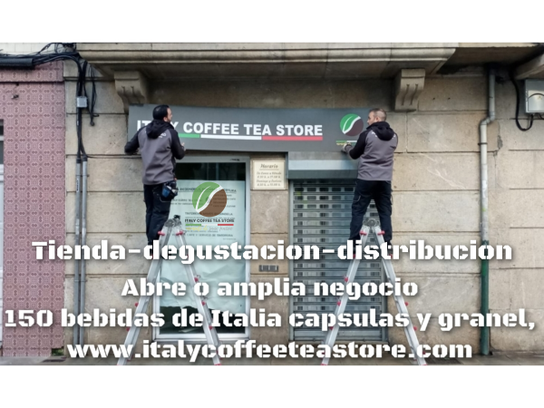 Italy Coffe Tea Store, franquicia altamente rentable venta y degustación café y te italiano.