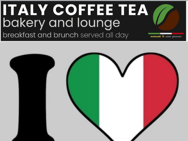 Italy Coffee Tea Store, franquicia de comida y bebida italiana saludable.
